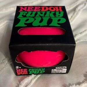 Needoh Funky Pup Pink Toy - Needoh / Nee Doh